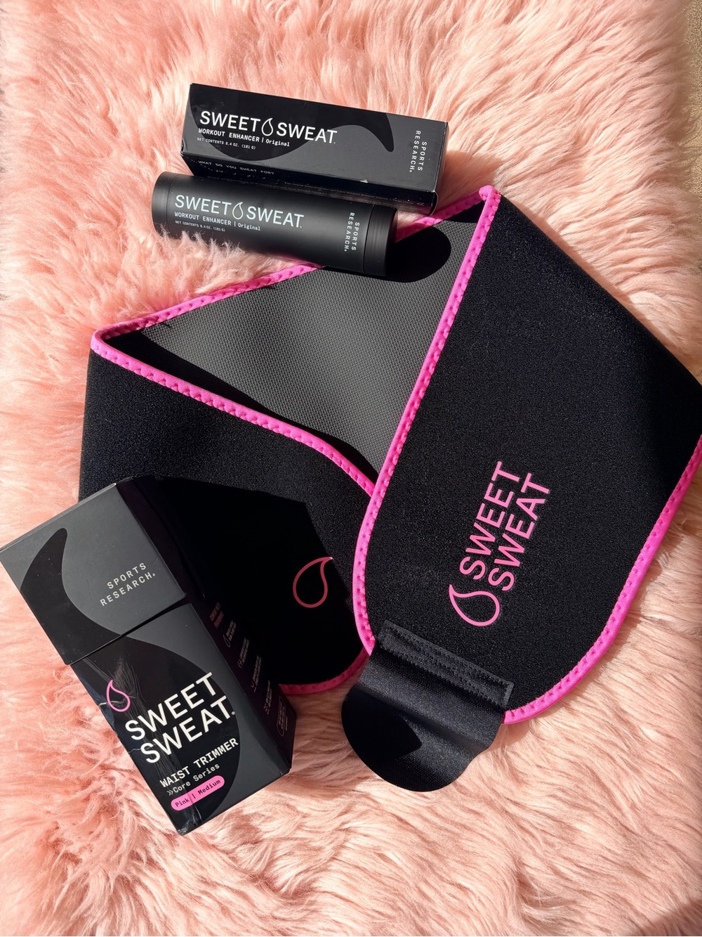 Sweet Sweat Workout Waist Trimmer Belt with Gel